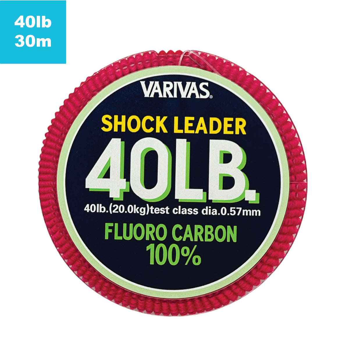 Varivas Shock Leader Fluorocarbon 40lb - 0.57mm
