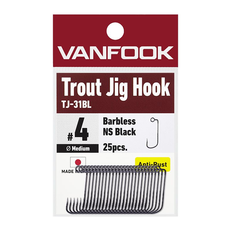 Vanfook Trout Jig Hook TJ-31BL #6