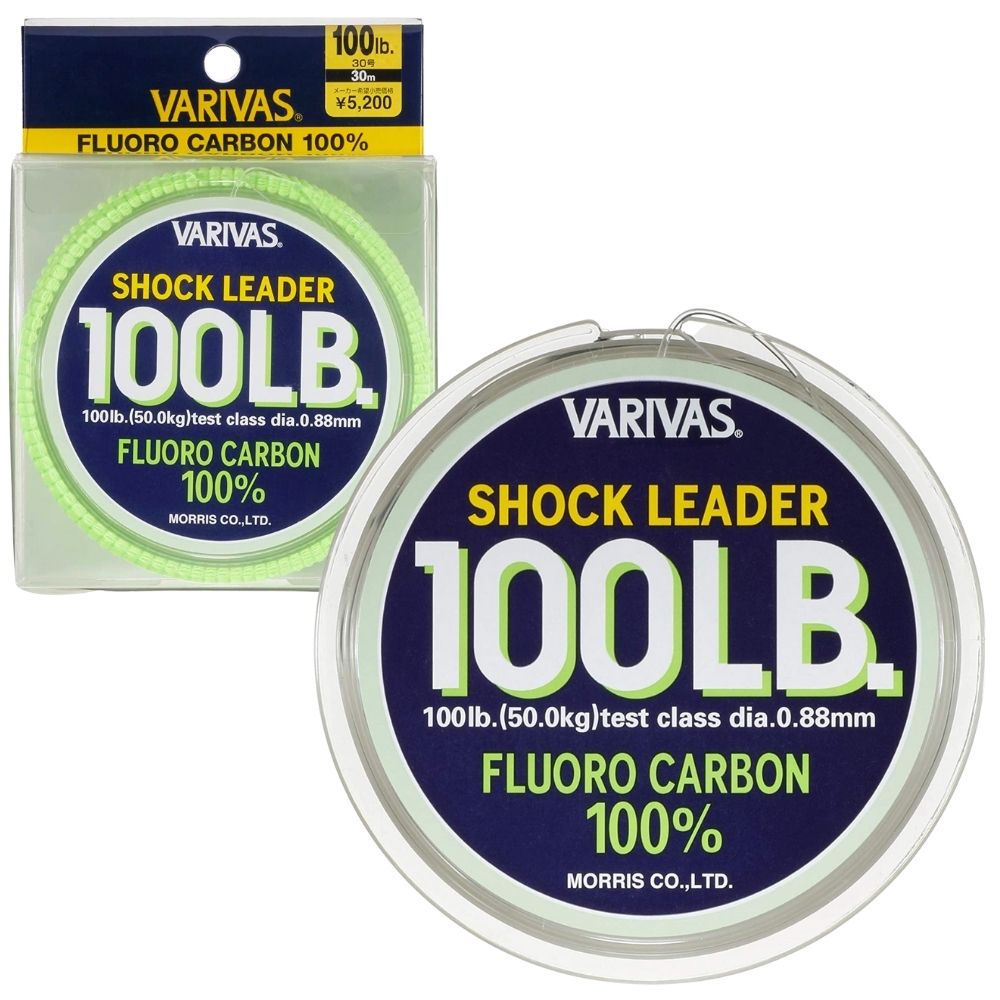 Varivas Shock Leader Fluorocarbon 100lb - 0.88mm