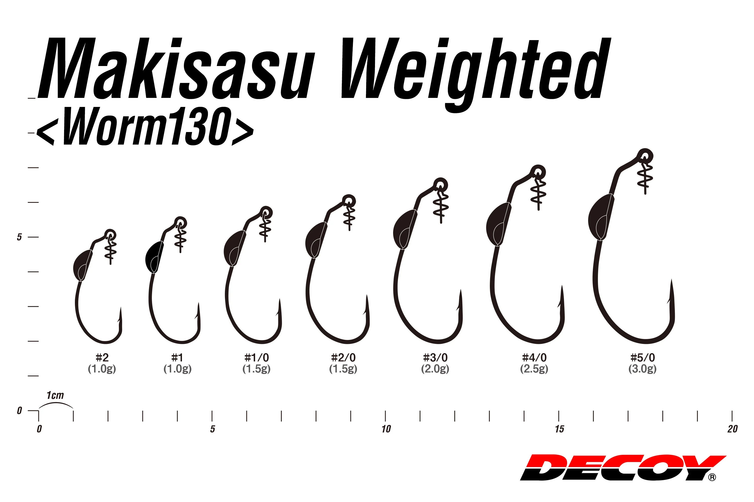 Decoy WORM130 Makisasu Weighted