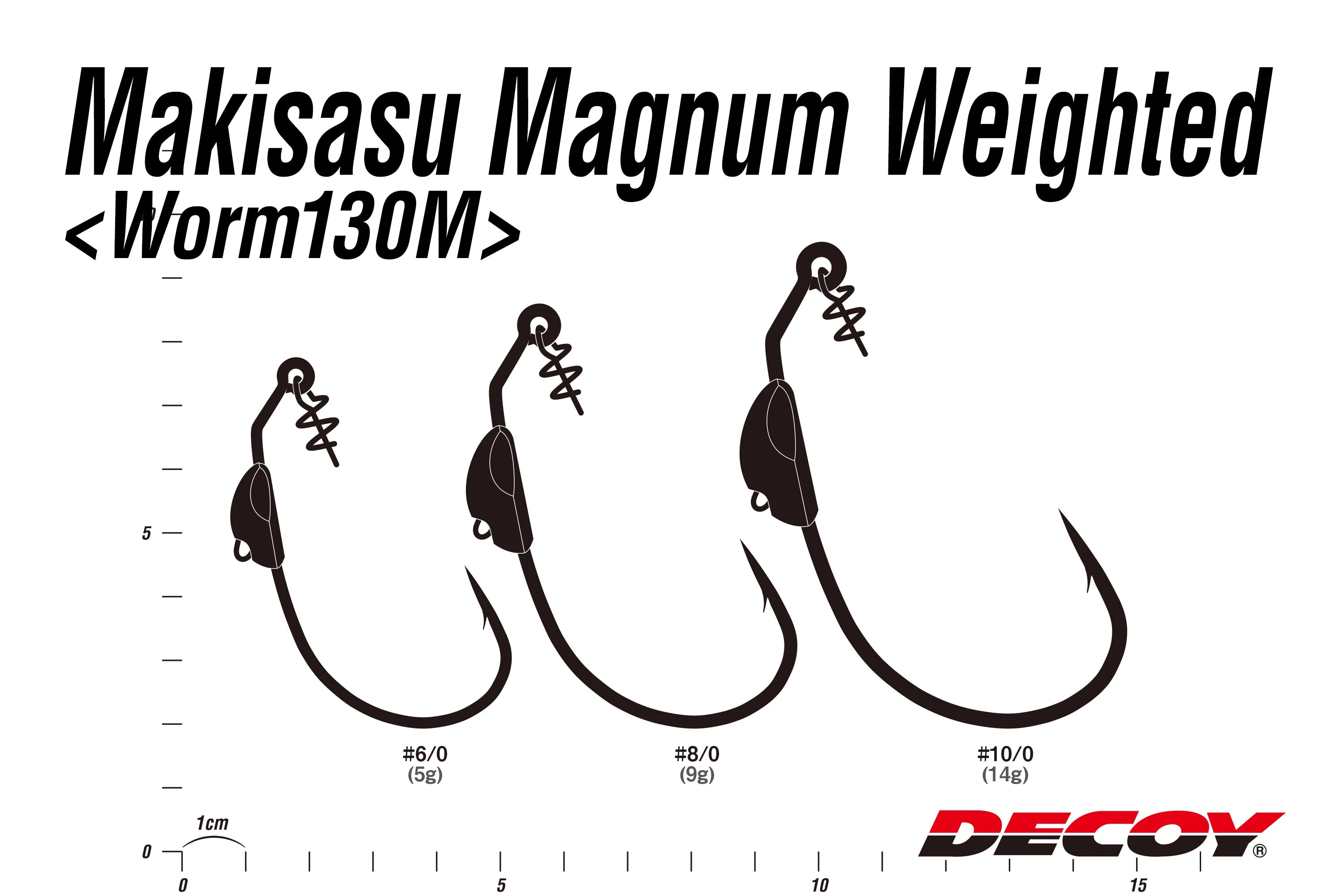 Decoy WORM130M Makisasu Magnum Weighted