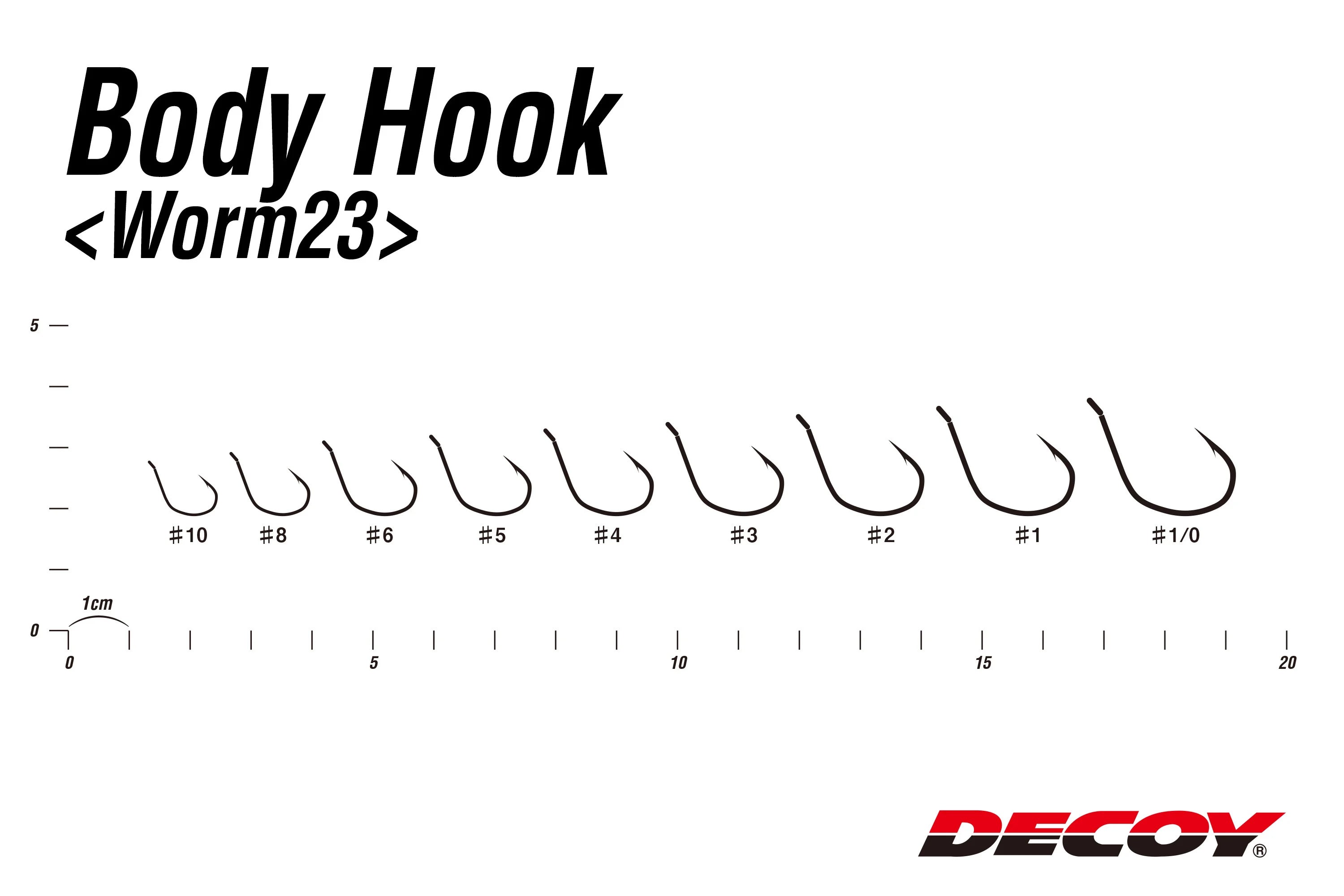 Decoy WORM23 Body Hook