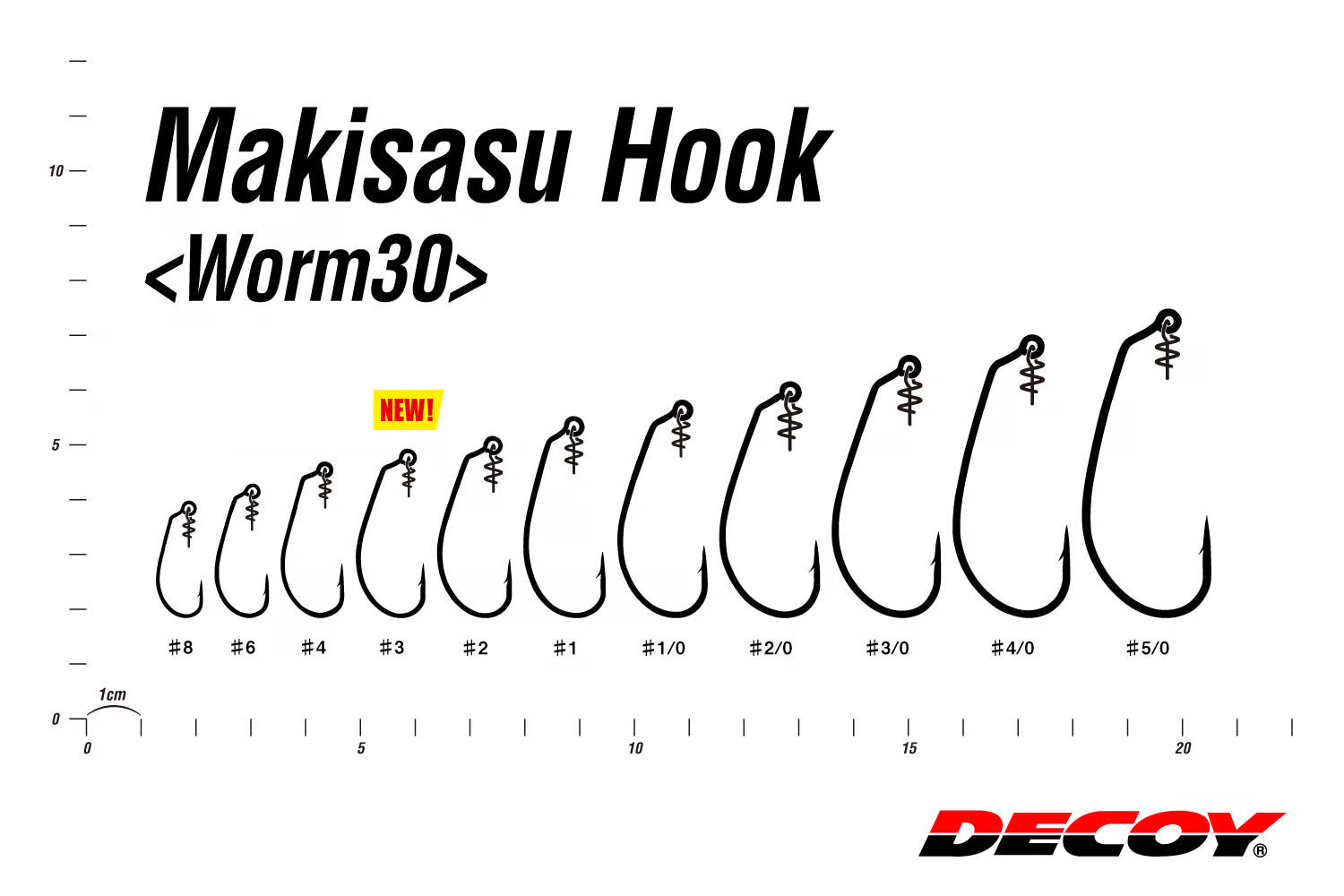 Decoy WORM30 Makisasu Hook