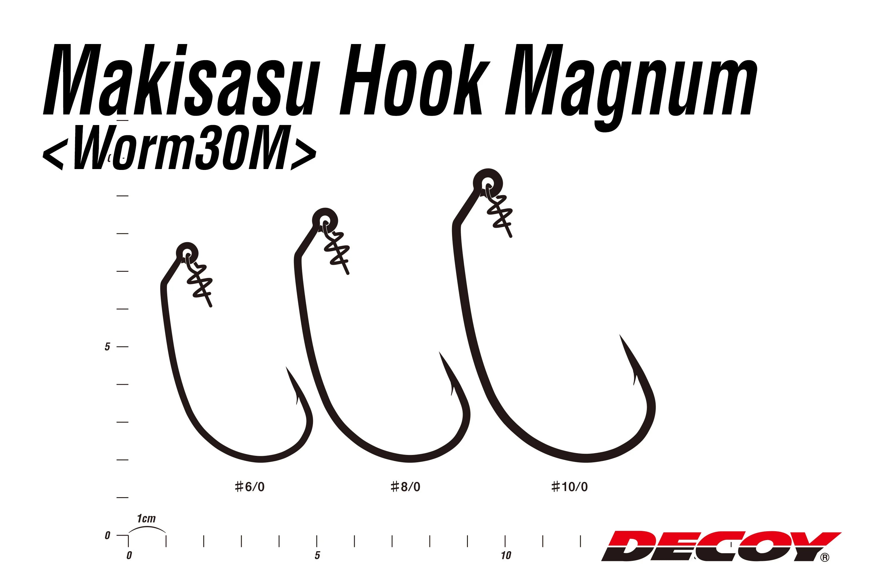 Decoy WORM30M Makisasu Hook Magnum