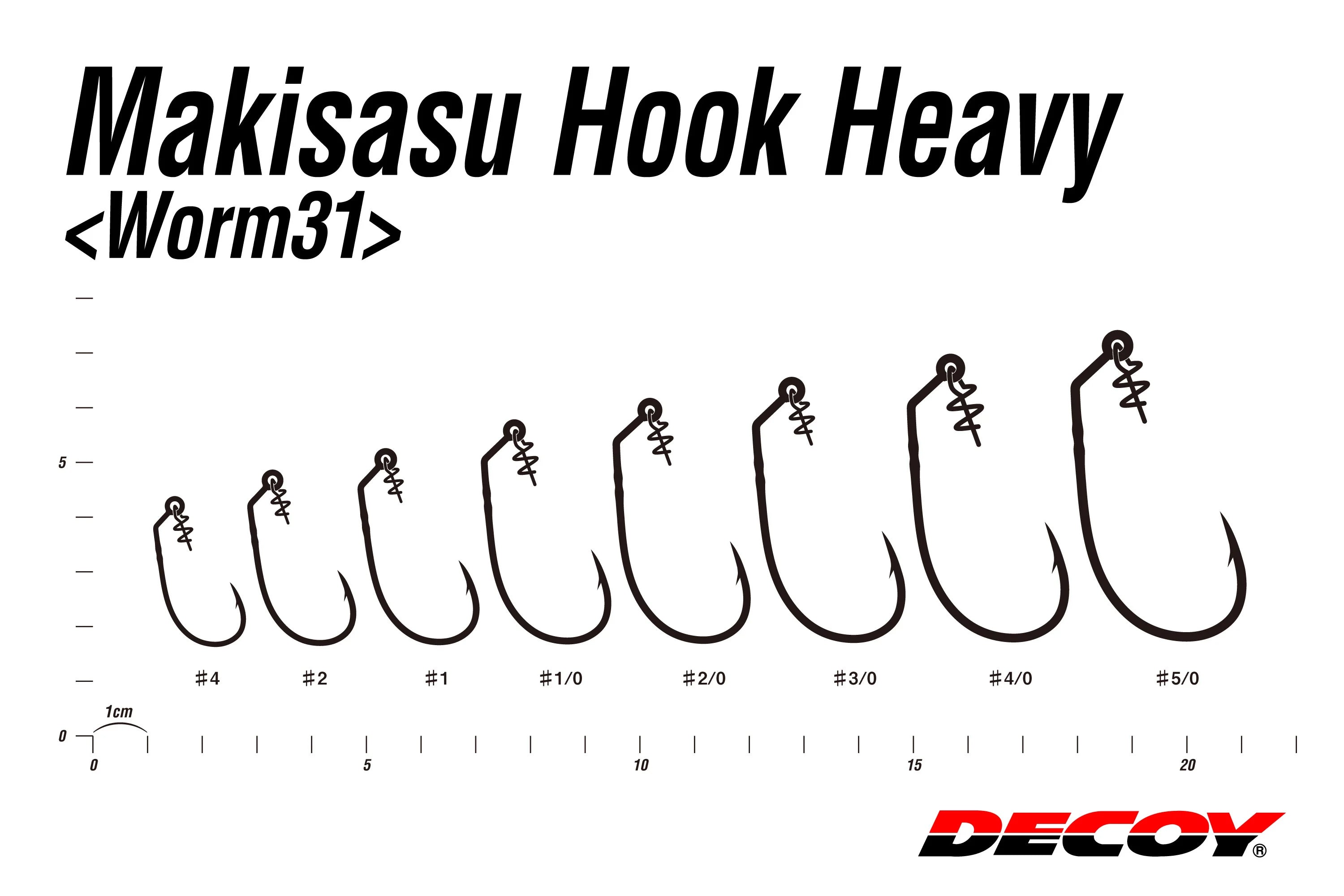 Decoy WORM31 Makisasu Hook Hyper