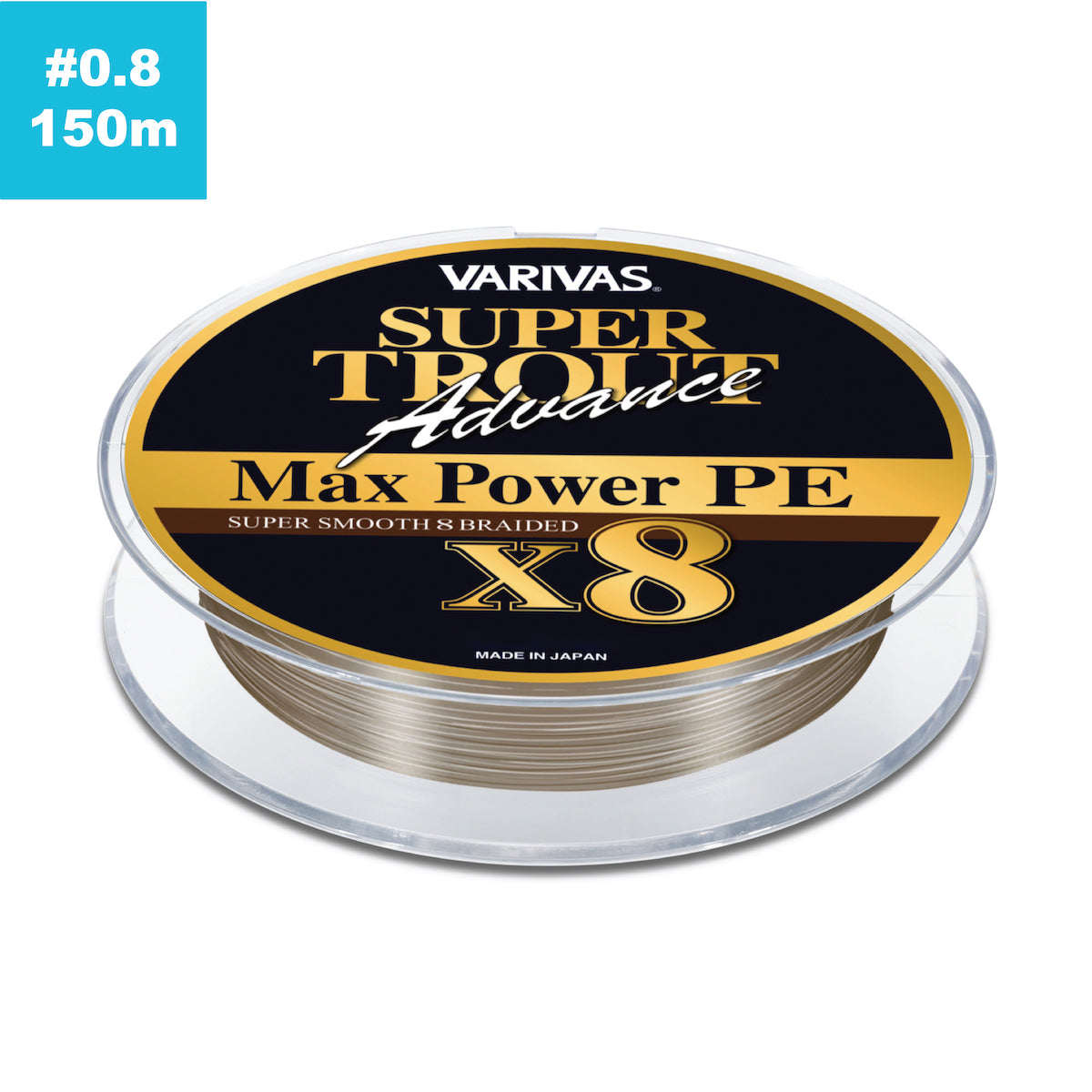 Varivas Super Trout Advance Max Power PE X8 150m #0.8 - 0.148mm