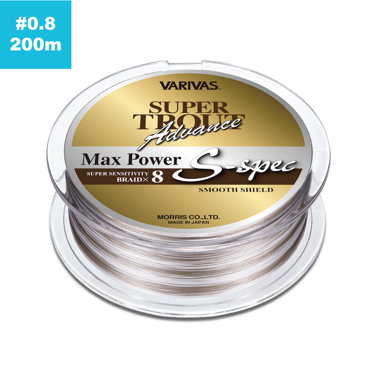 Varivas Super Trout Advance Max Power PE S-spec 200m #0.8 - 0.148mm