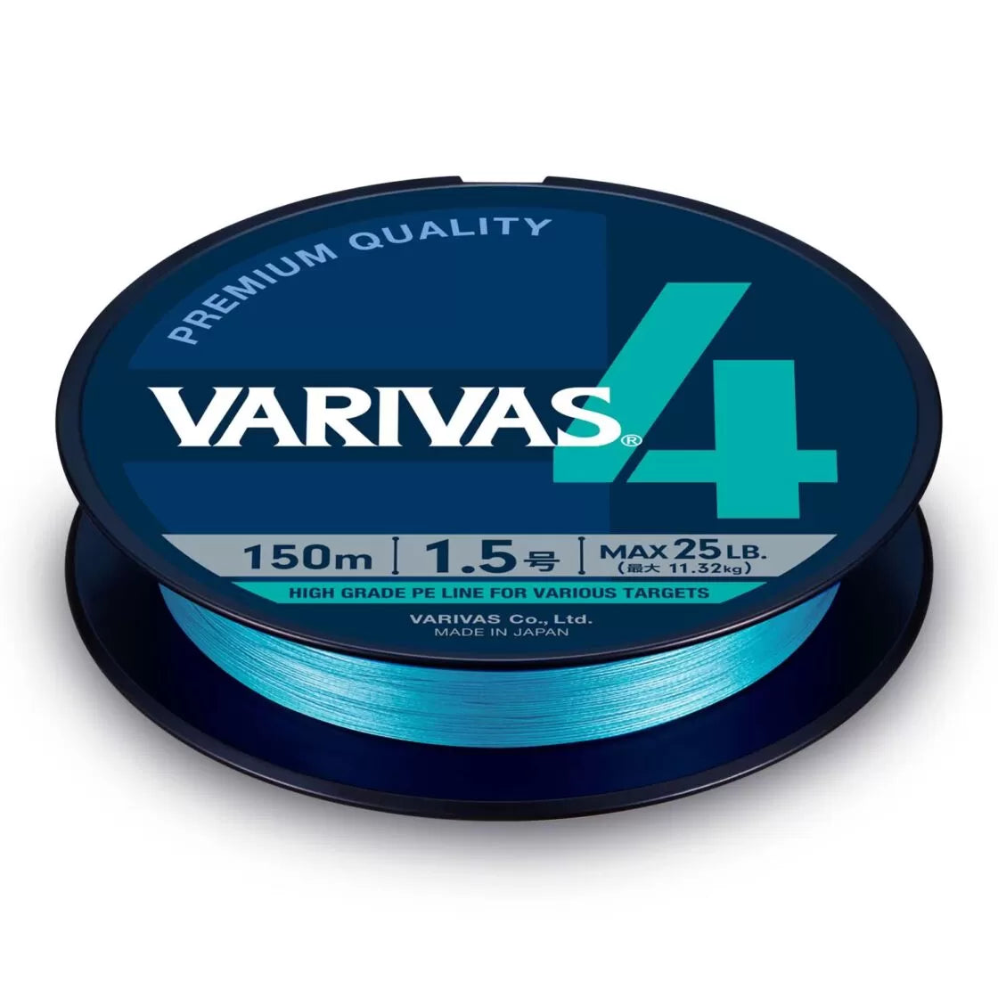 Varivas 4 PE Water Blue 150m